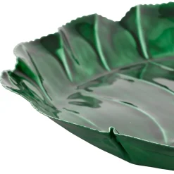 Plateau chou en fer vert d40cm