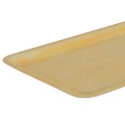 Plateau en fer jaune 30x15cm - Allegra