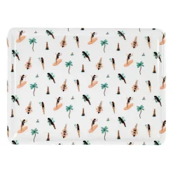 Plateau en fer multicolore 40x30cm - Palma