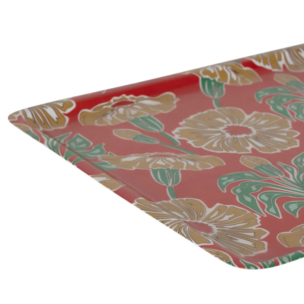 Plateau en fer multicolore 40x30cm - Flaural