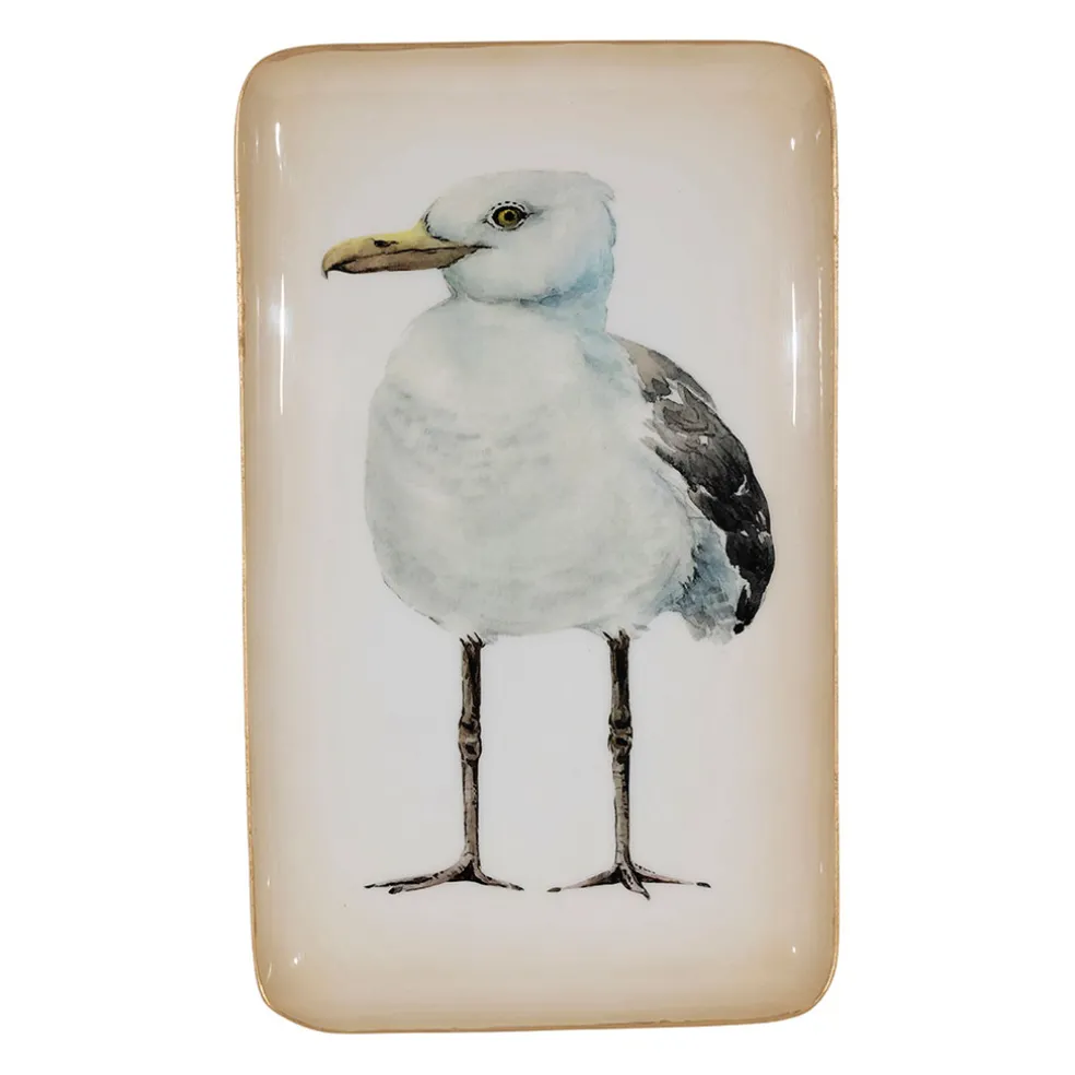 Plateau mouette en fert 16x26cm