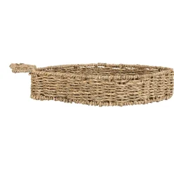 Plateau poire en jonc de mer naturel 22x38cm - Les Fruits