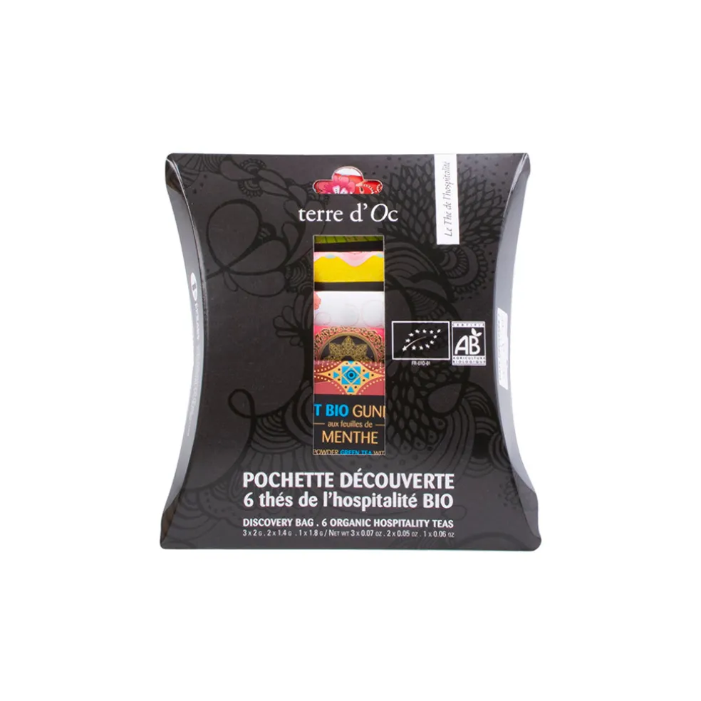 Pochette decouverte 6 thés hospitalite - bio