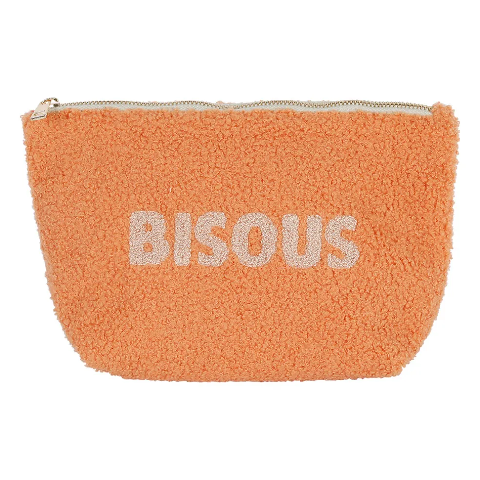 Pochette en bouclette marron - Funny