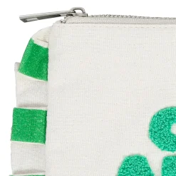 Pochette en coton vert - Lumi