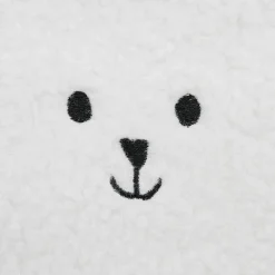 Pochette ourson en tissu blanc - Songes