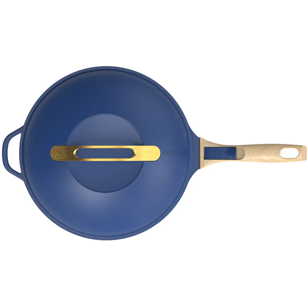 Poêle en aluminium saphir d28cm - La Fabuleuse