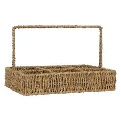 Porte 6 gobelets borneo en jonc de mer naturel - borneo