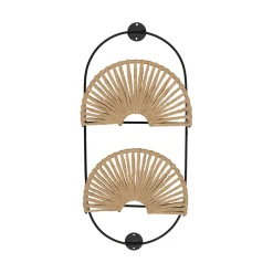 Porte magazines mural 2 niveaux korda