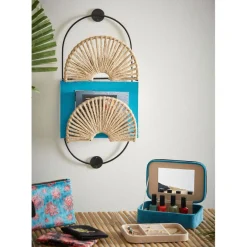 Porte magazines mural 2 niveaux korda