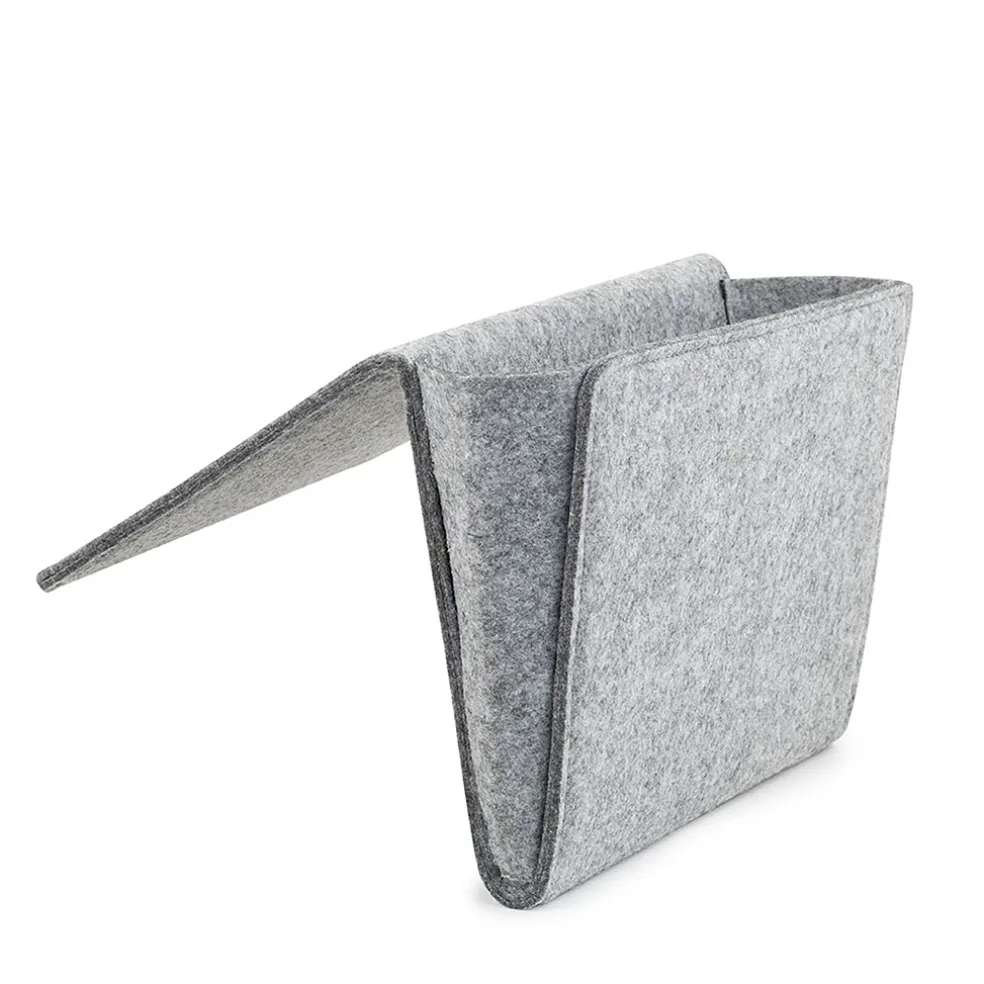 Porte revues en feutre gris