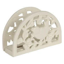 Porte serviettes en fonte blanc cassé - Fauvette