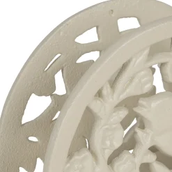 Porte serviettes en fonte blanc cassé - Fauvette