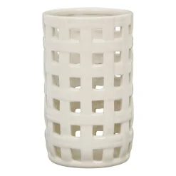 Porte ustensiles en grès écru - Organic