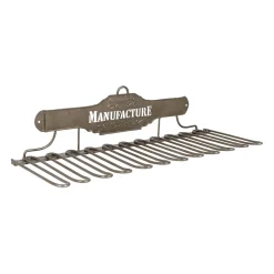 Porte verres en fer gris - manufacture