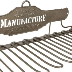 Porte verres en fer gris - manufacture