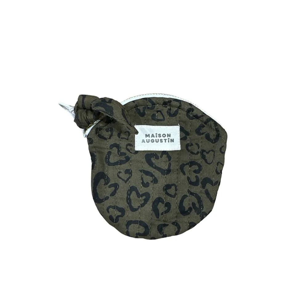 Porte-monnaie kaki - Leo