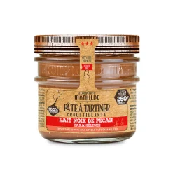 Pâte à tartiner noix de pécan caramélisée au lait croustillante - 250gr