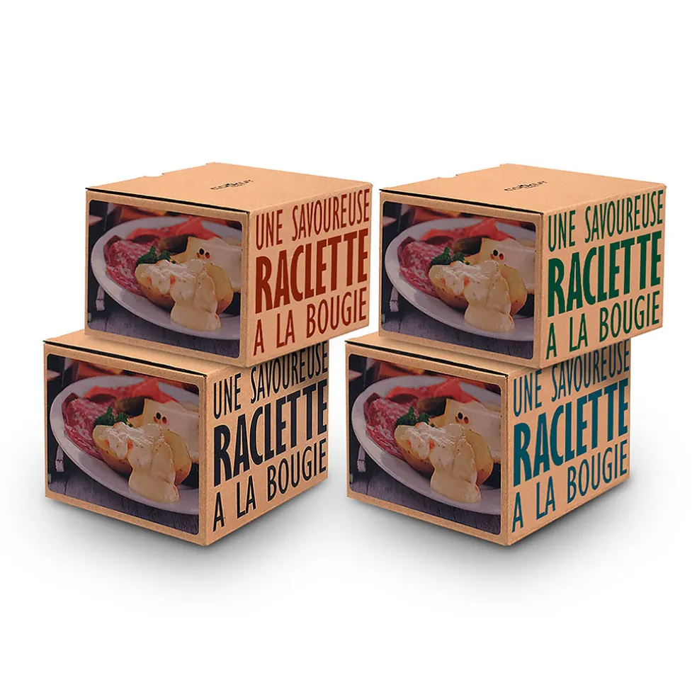 Raclette à la bougie pour 2 terracotta - Lumi