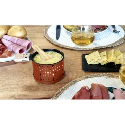 Raclette à la bougie pour 2 terracotta - Lumi