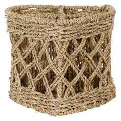 Range couverts coeur en jonc de mer naturel h16cm - Borneo