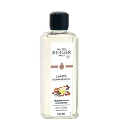 Recharge parfum pour lampe poussière d'ambre 500mL