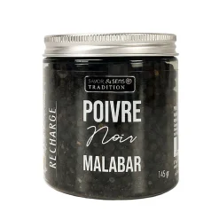 Recharge pour poivrier 130gr de poivre noir des Indes