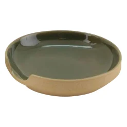 Repose cuillère en grès kaki - Jade