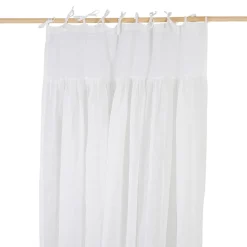 Rideau ballerina blanc en lin