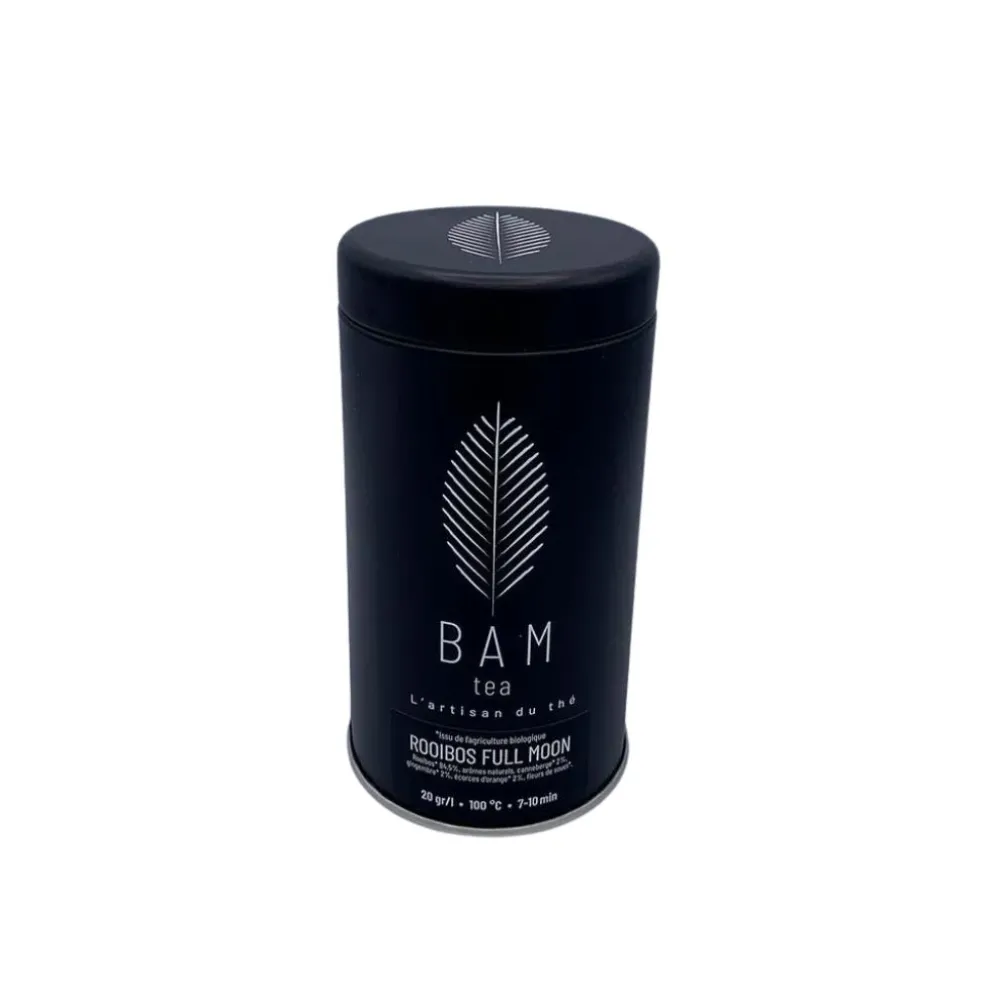 Rooibos full moon bio avec boite métal - 60g