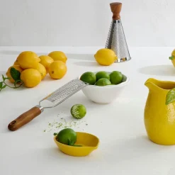 Râpe en inox et bois naturel et brosse - Ablis