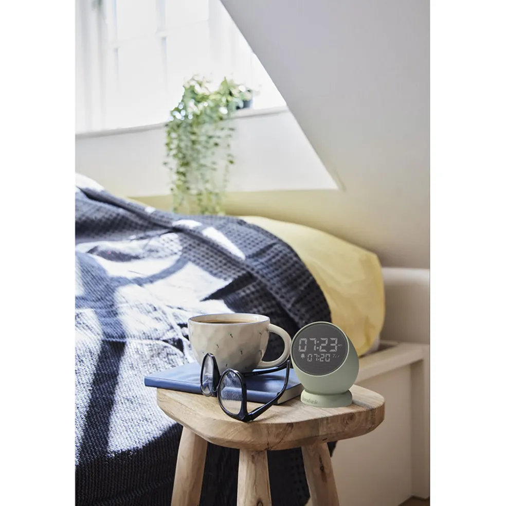 Réveil Bell dusty olive