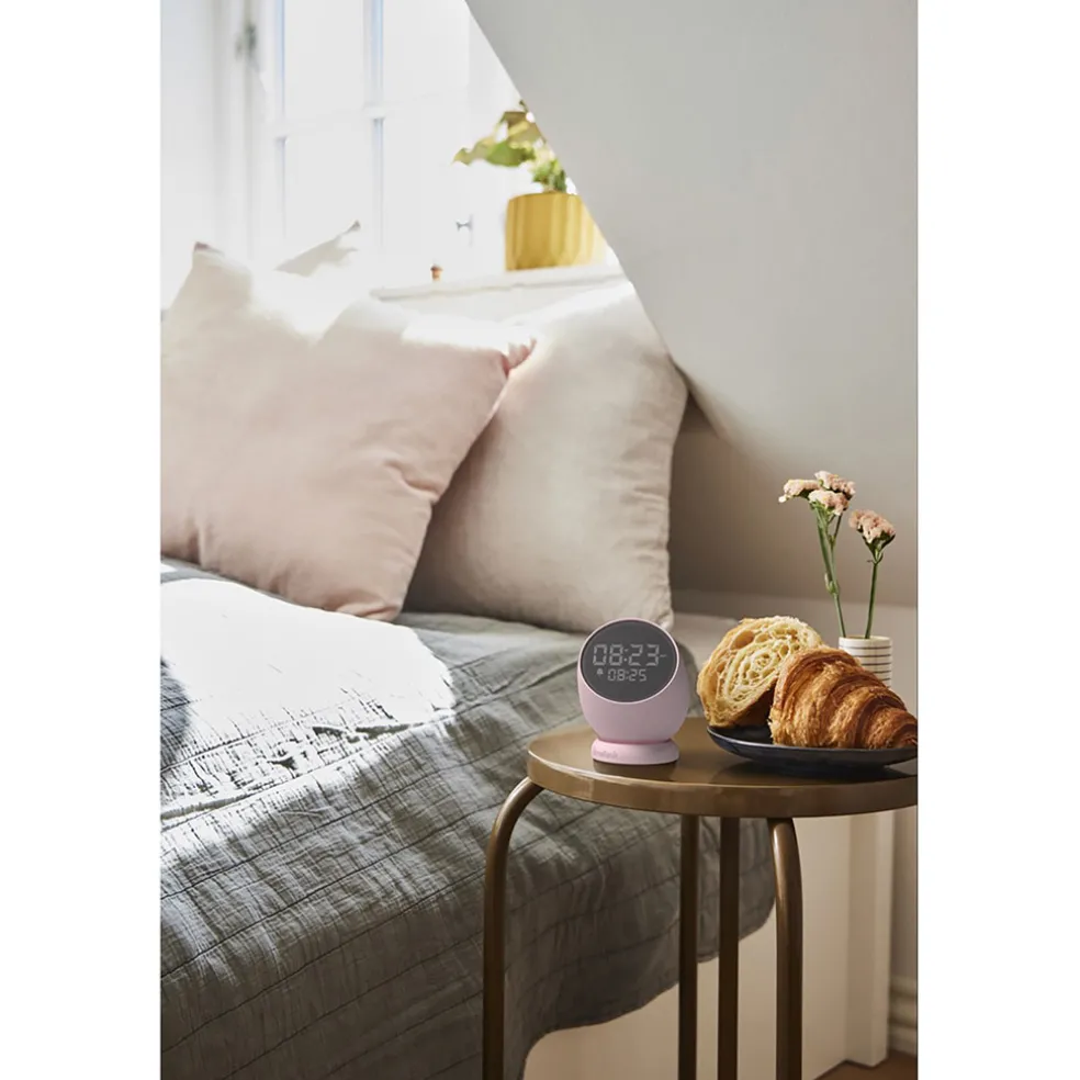 Réveil Bell dusty rose