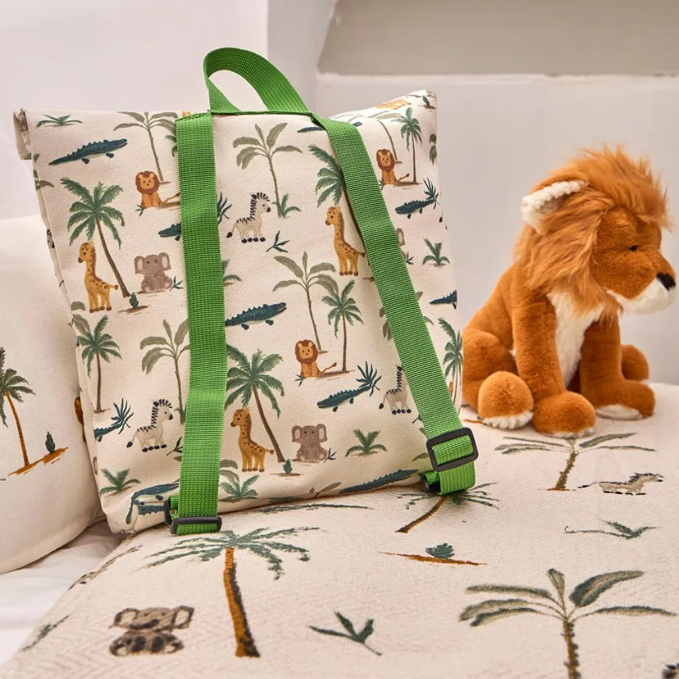 Sac a dos en coton et polyester multicolore - Zawadi