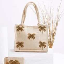 Sac aurore en coton et jute écru - Tropic Etoile