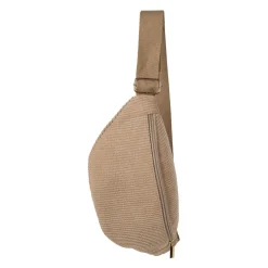 Sac banane en velours côtelé beige - Bananez