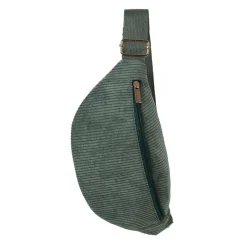 Sac banane en velours côtelé émeraude - Bananez