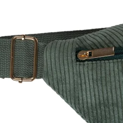 Sac banane en velours côtelé émeraude - Bananez