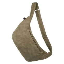 Sac banane en velours kaki - St Tropez