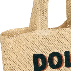 Sac brodé "dolce vita" en corde de papier - Lumi