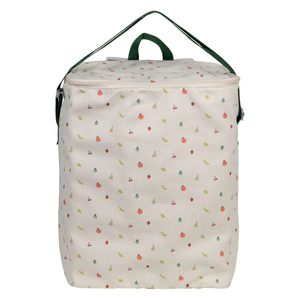 Sac isotherme en coton multicolore - Les fruits