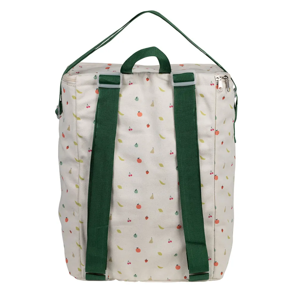 Sac isotherme en coton multicolore - Les fruits