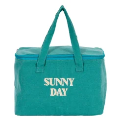 Sac isotherme en tissu émeraude - Lumi
