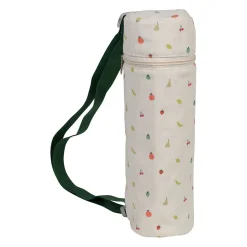 Sac isotherme pour bouteille en coton multicolore h31cm - Les fruits