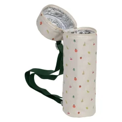 Sac isotherme pour bouteille en coton multicolore h31cm - Les fruits