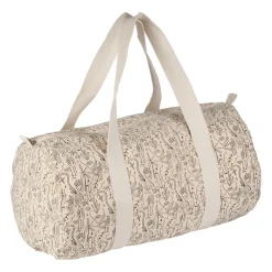 Sac weekend ecru et noir - Tulum