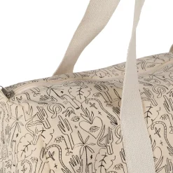 Sac weekend ecru et noir - Tulum