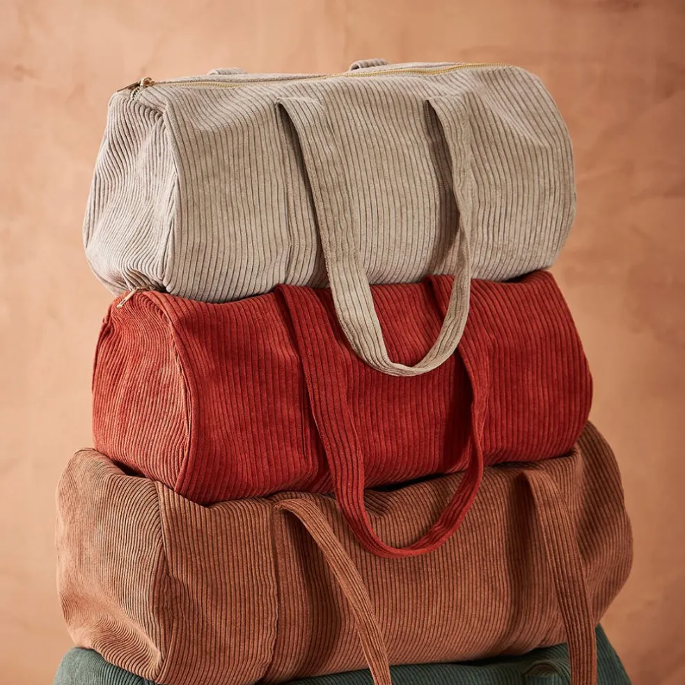 Sac weekend en polyester beige - Funny