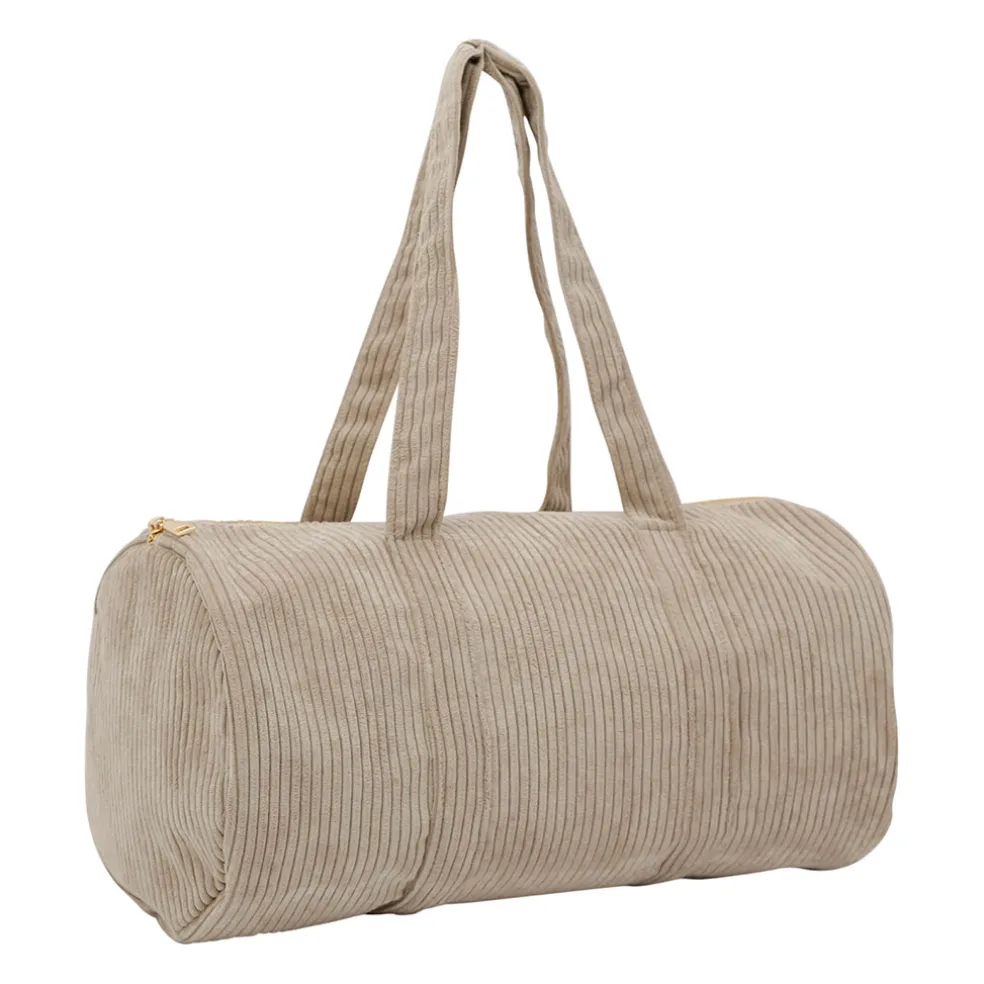 Sac weekend en polyester beige - Funny