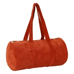 Sac weekend en velours côtelé terracotta - Manarola